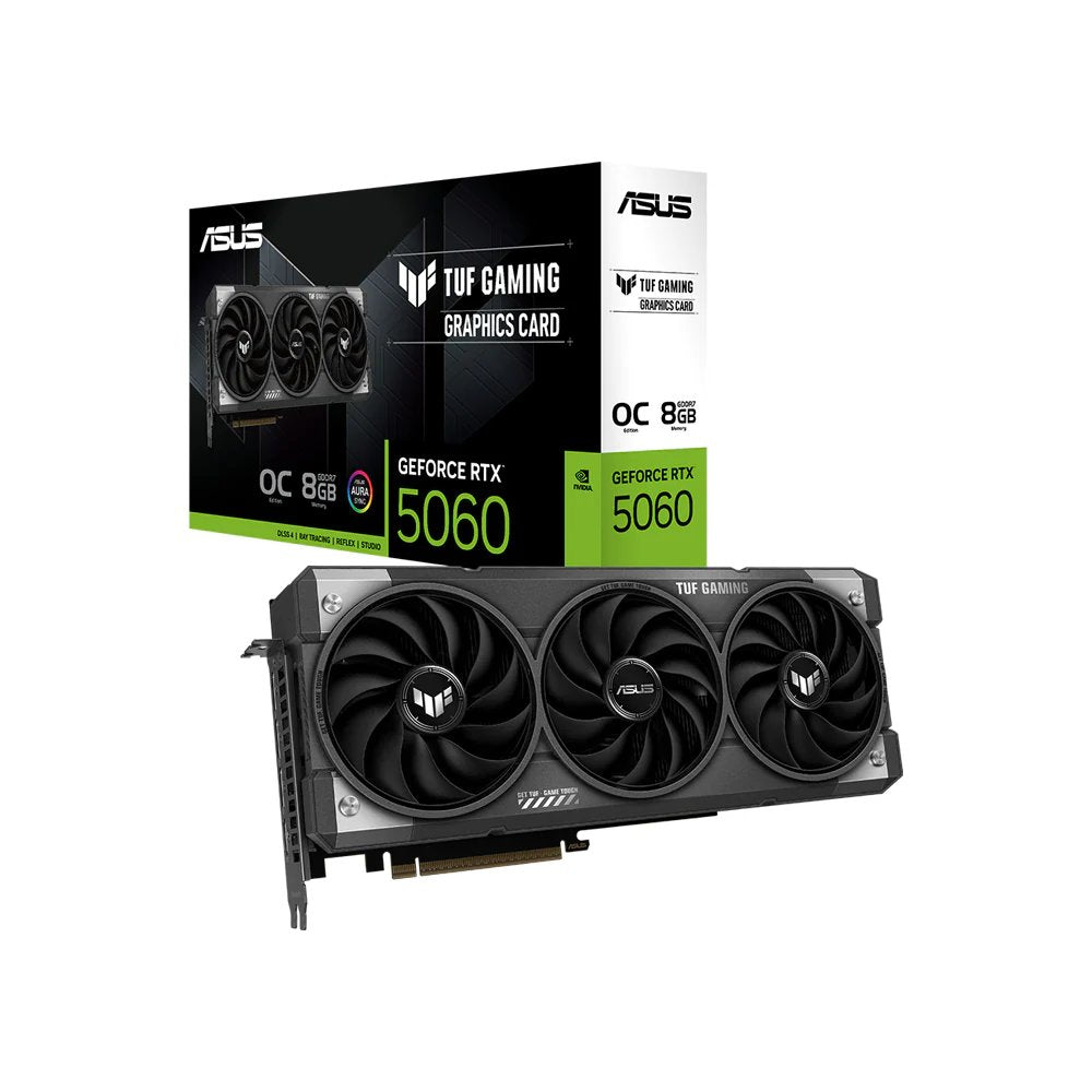 ASUS TUF Gaming GeForce RTX 5060 | 8GB GDDR7 | DLSS 4 | Videokaart | Nvidia GPU - Matmuis - Matmuis